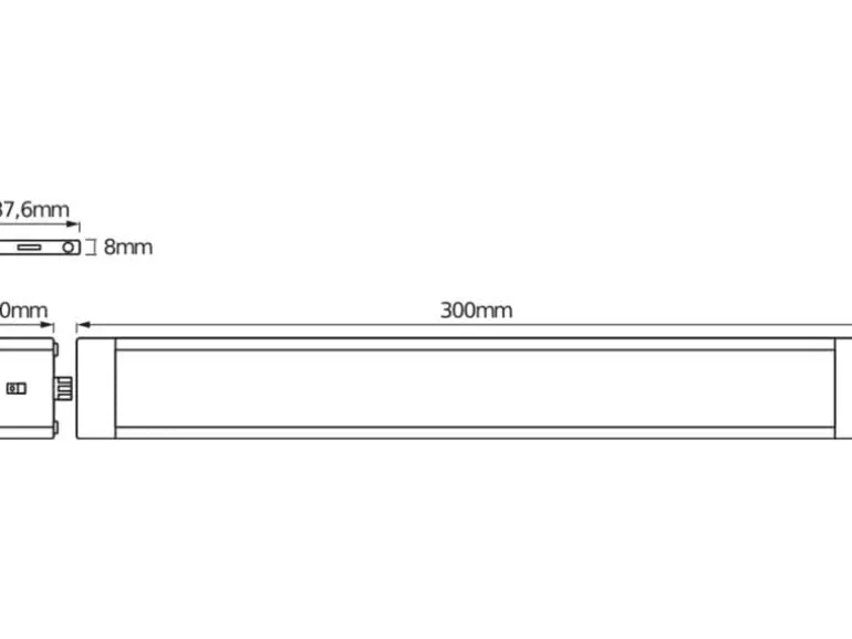 Ledvance Unterbauleuchte LED Cabinet Slim, 30 cm, 6W, 3000 K