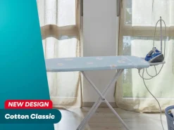 Leifheit Bügelbrettbezug Cotton Classic S/M Hellblau