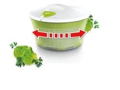 Leifheit Salatschleuder ComfortLine 26 cm, Weiss