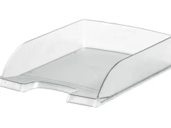 Leitz Ablagekorb Plus Standard Frost Transparent/Weiss