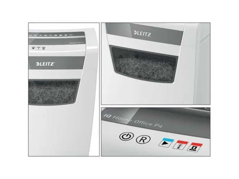 Leitz Bürogeräte Aktenvernichter IQ Home Office, P-4, bis zu 10 Blatt