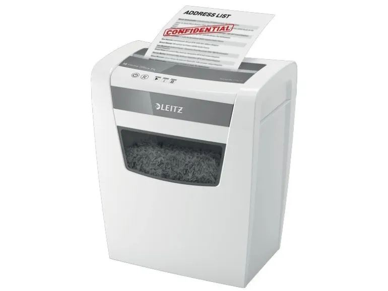 Leitz Bürogeräte Aktenvernichter IQ Home Office, P-4, bis zu 10 Blatt