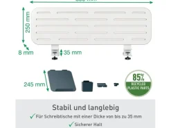 Leitz Ergo Schreibtisch-Organizer Gross, Weiss