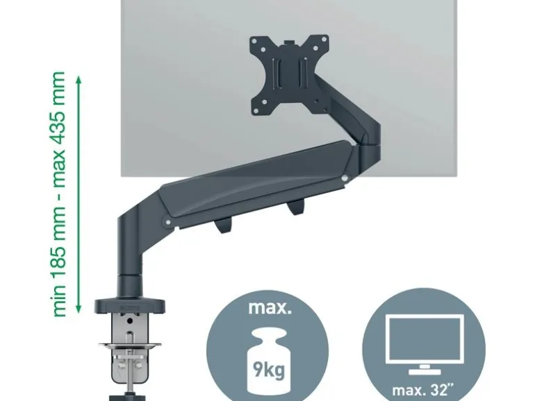Leitz Workplace Ergo Single Monitorarm
