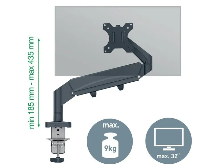 Leitz Workplace Ergo Single Monitorarm