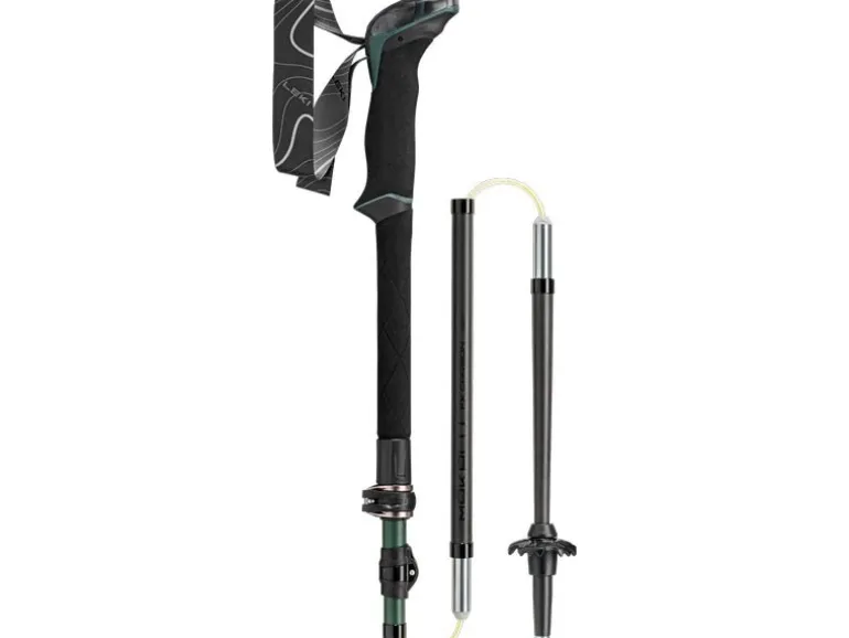 LEKI Wanderstock Makalu FX Carbon Schwarz/Dunkelgrün