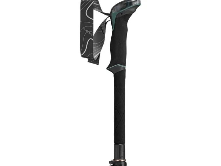 LEKI Wanderstock Makalu FX Carbon Schwarz/Dunkelgrün