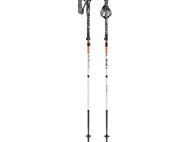 LEKI Wanderstock Skysolo FX Carbon Weiss/Schwarz/Orange