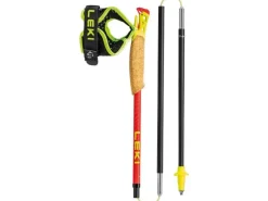 LEKI Wanderstock Ultratrail FX.One Superlite 130 cm Rot/Gelb