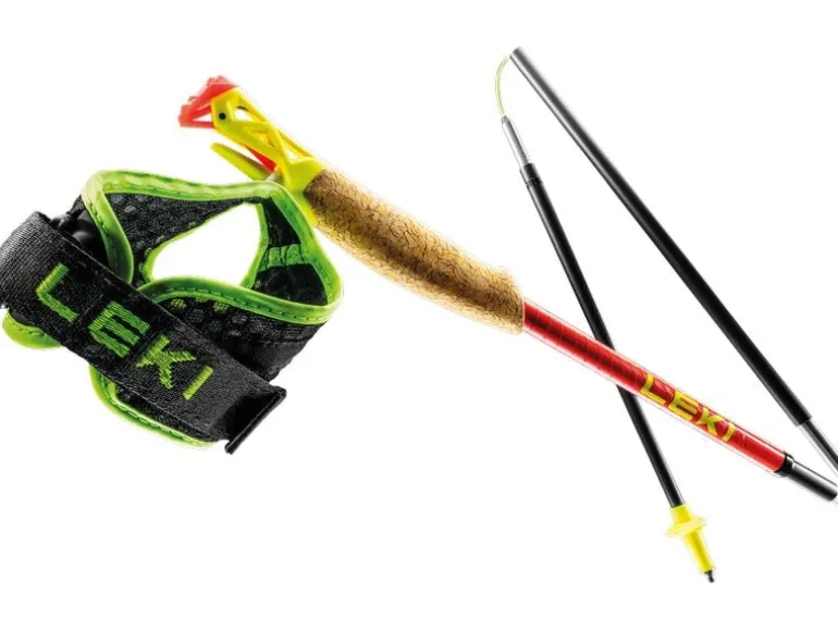 LEKI Wanderstock Ultratrail FX.One Superlite 130 cm Rot/Gelb