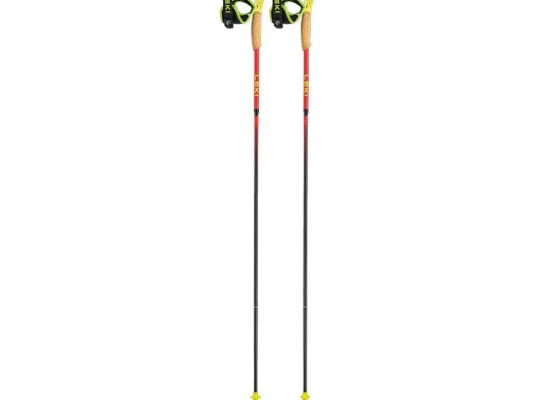 LEKI Wanderstock Ultratrail FX.One Superlite 130 cm Rot/Gelb