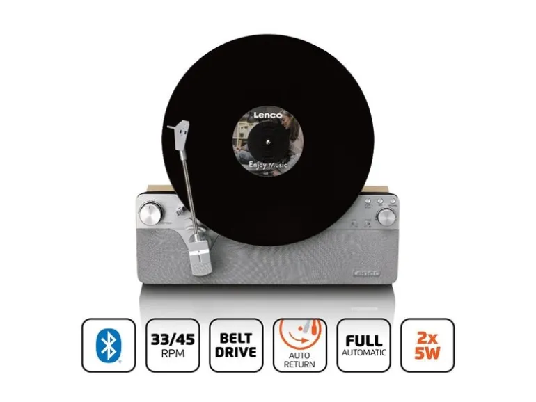 Lenco LSA-071SI Vertikal, Bluetooth 5.3, Grau