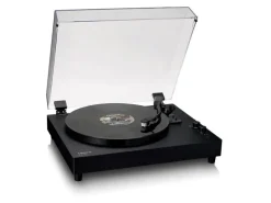 Lenco LS-60BK Bluetooth Retro-Design Holzgehäuse