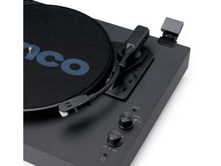 Lenco LS-60BK Bluetooth Retro-Design Holzgehäuse