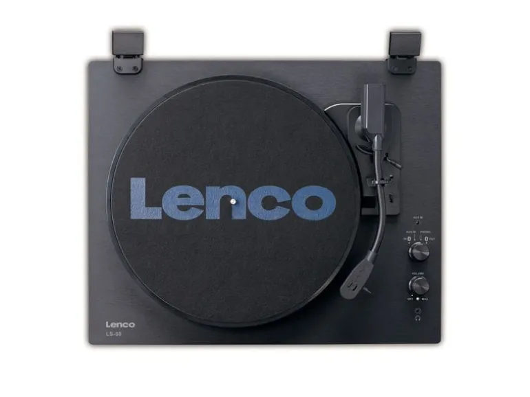Lenco LS-60BK Bluetooth Retro-Design Holzgehäuse