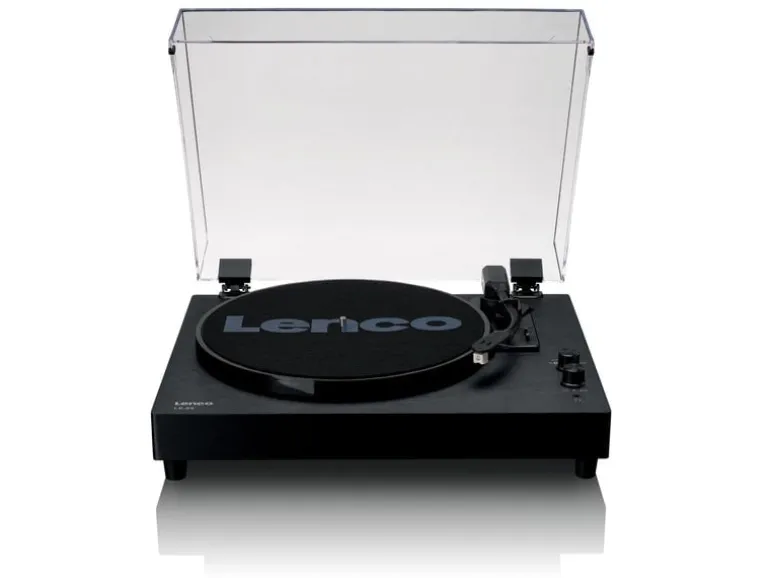 Lenco LS-60BK Bluetooth Retro-Design Holzgehäuse