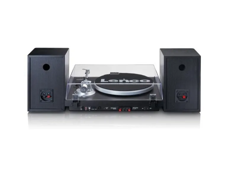 Lenco LS-500 Holz schwarz mit Bluetooth-Empfang