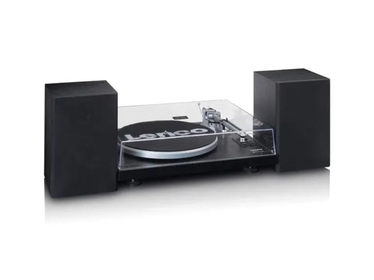 Lenco LS-500 Holz schwarz mit Bluetooth-Empfang