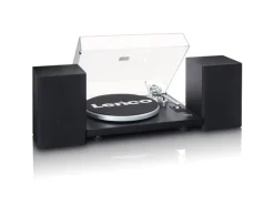 Lenco LS-500 Holz schwarz mit Bluetooth-Empfang