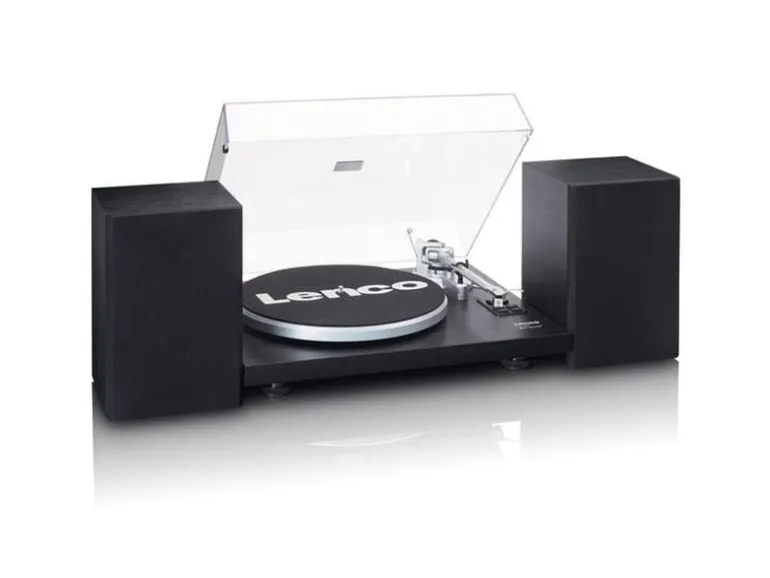 Lenco LS-500 Holz schwarz mit Bluetooth-Empfang