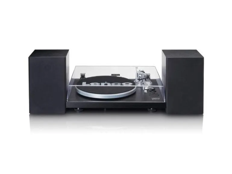 Lenco LS-500 Holz schwarz mit Bluetooth-Empfang