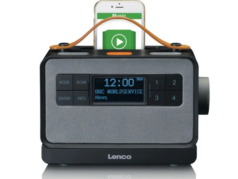 Lenco PDR-065BK DAB+ Kunststoff Schwarz