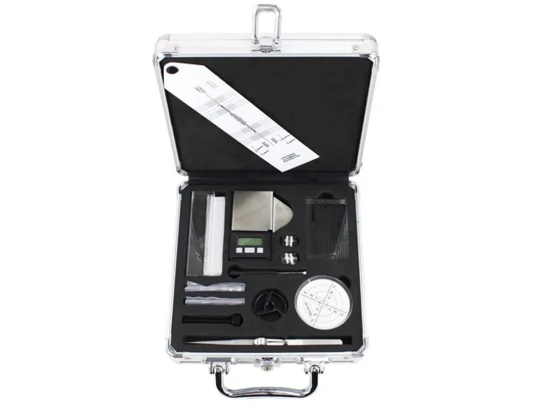 Lenco Plattenspieler Zubehörset 12in1 Aluminium Silberfarben