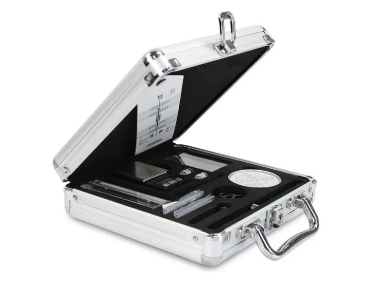 Lenco Plattenspieler Zubehörset 12in1 Aluminium Silberfarben
