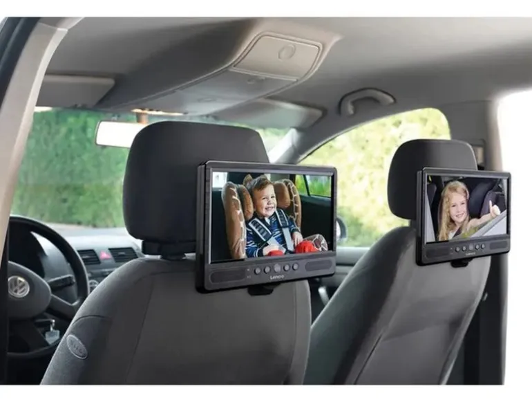 Lenco Portabler Dual DVD Player DVP-1046BK