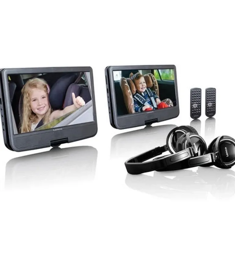 Lenco Portabler Dual DVD Player DVP-1046BK
