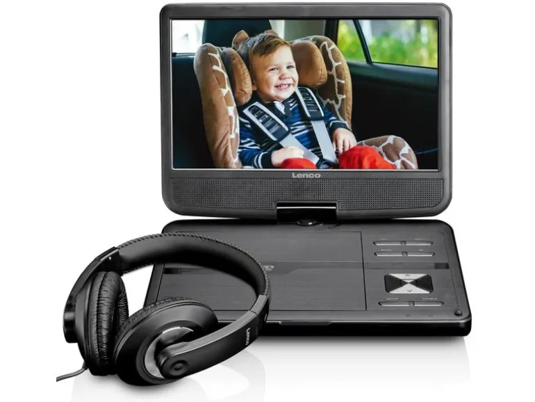 Lenco Portabler DVD Player DVP-1010BK