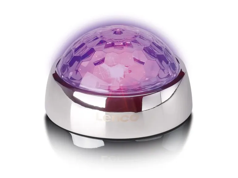 Lenco Stabilisator TTA-080SI Silber, 250 g, mit RGB-Lichteffekten