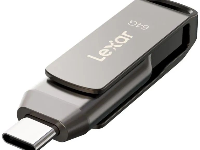 Lexar USB-Stick JumpDrive Dual Drive D400 64 GB