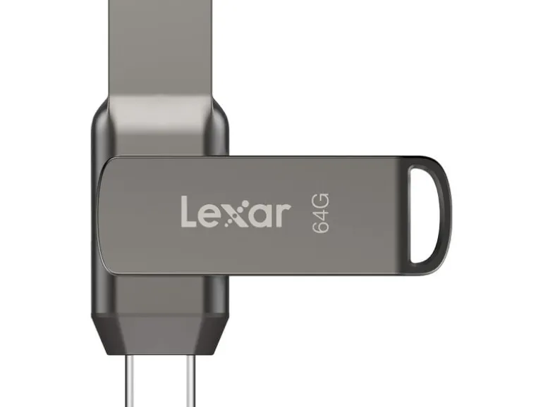 Lexar USB-Stick JumpDrive Dual Drive D400 64 GB