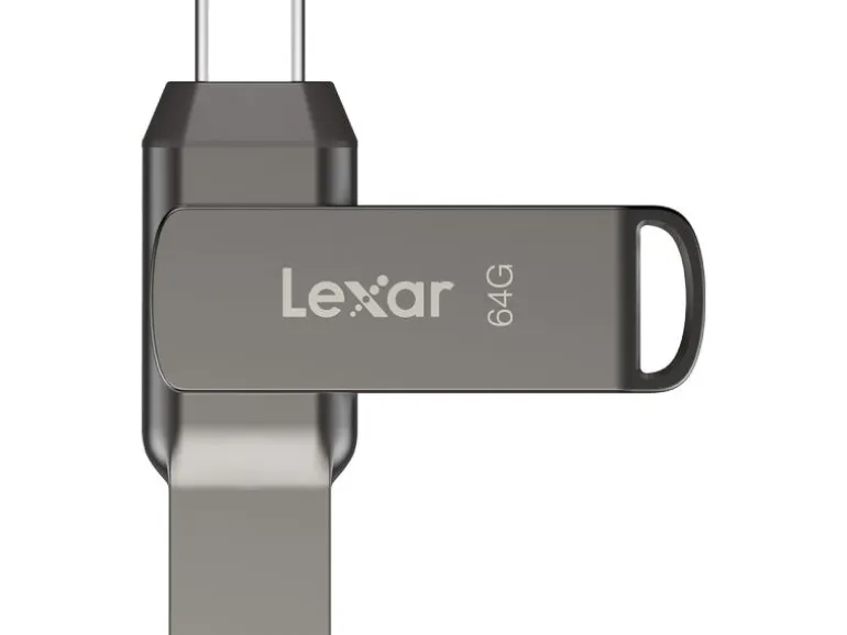 Lexar USB-Stick JumpDrive Dual Drive D400 64 GB