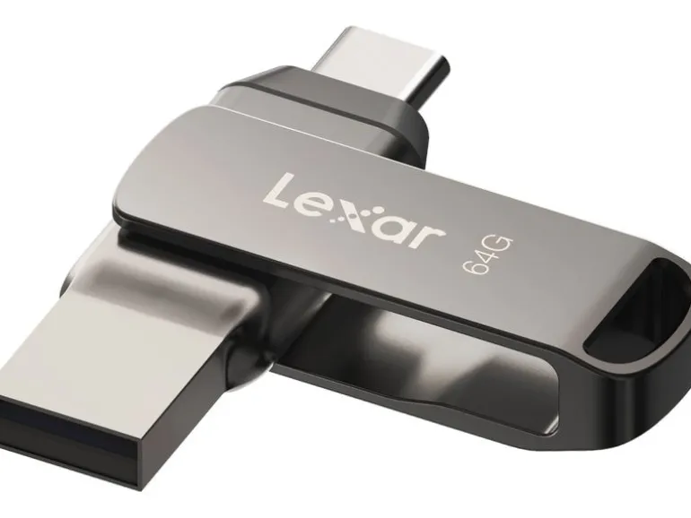 Lexar USB-Stick JumpDrive Dual Drive D400 64 GB