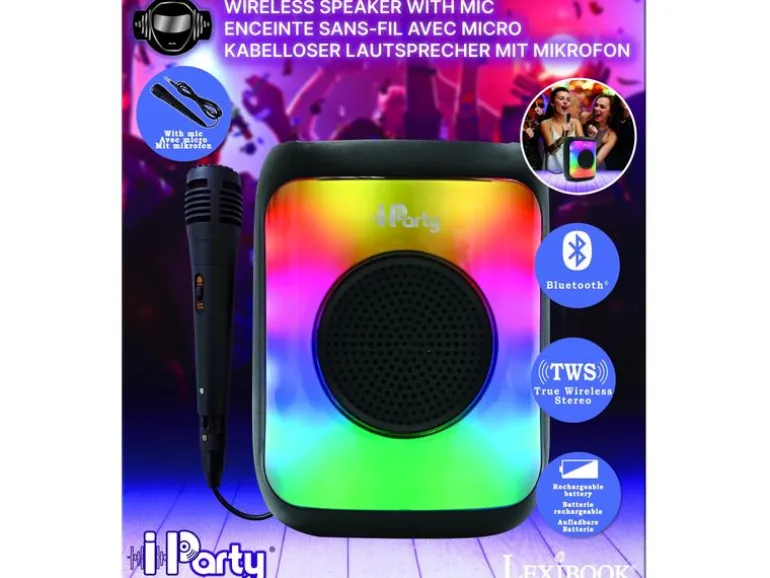 Lexibook Bluetooth Lautsprecher mit Mikrofon
