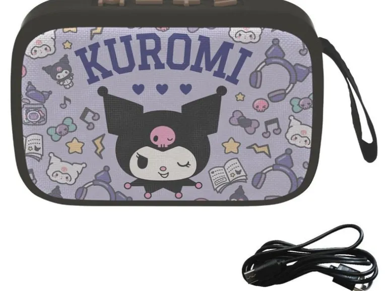 Lexibook Bluetooth-Lautsprecher KUROMI Schwarz/Lila
