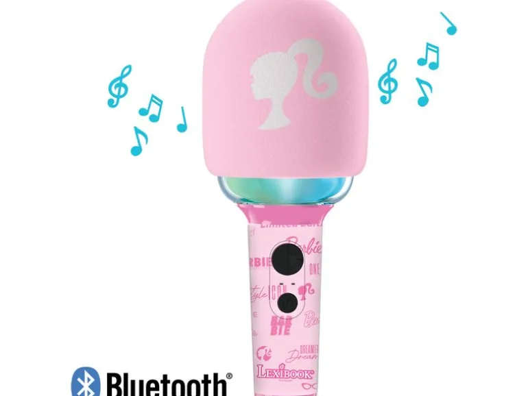 Lexibook Karaoke Bluetooth-/Wireless-Mikrofon Barbie