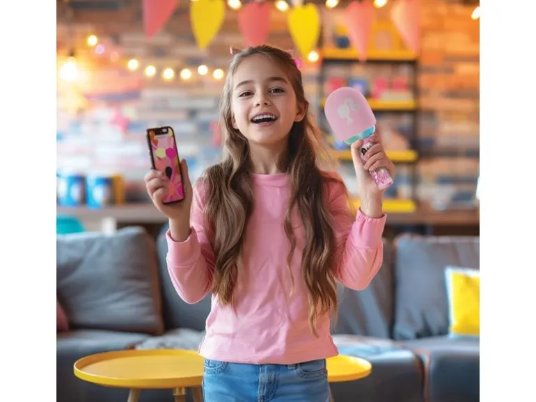 Lexibook Karaoke Bluetooth-/Wireless-Mikrofon Barbie