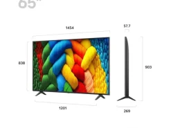 LG TV 65NANO80A6B 65", 3840 x 2160 (Ultra HD 4K), LED-LCD