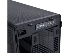 Lian Li PC-Gehäuse A3-mATX Wood Edition Schwarz/Walnuss