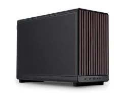 Lian Li PC-Gehäuse A3-mATX Wood Edition Schwarz/Walnuss