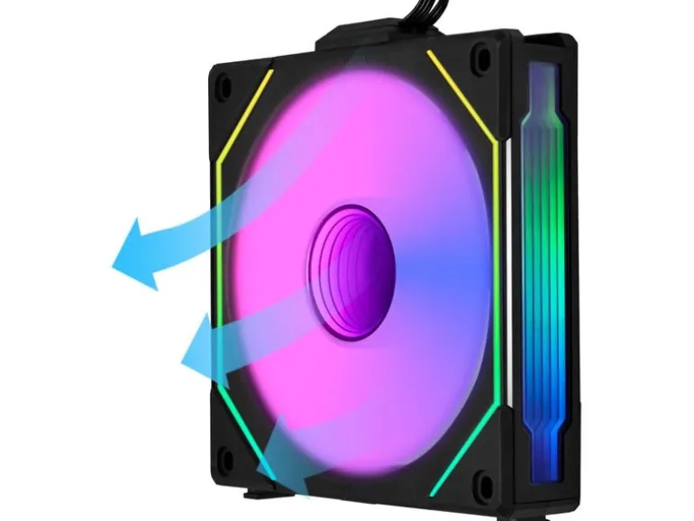Lian Li PC-Lüfter Uni Fan SL-INF 120 ARGB Reverse Blade Schwarz