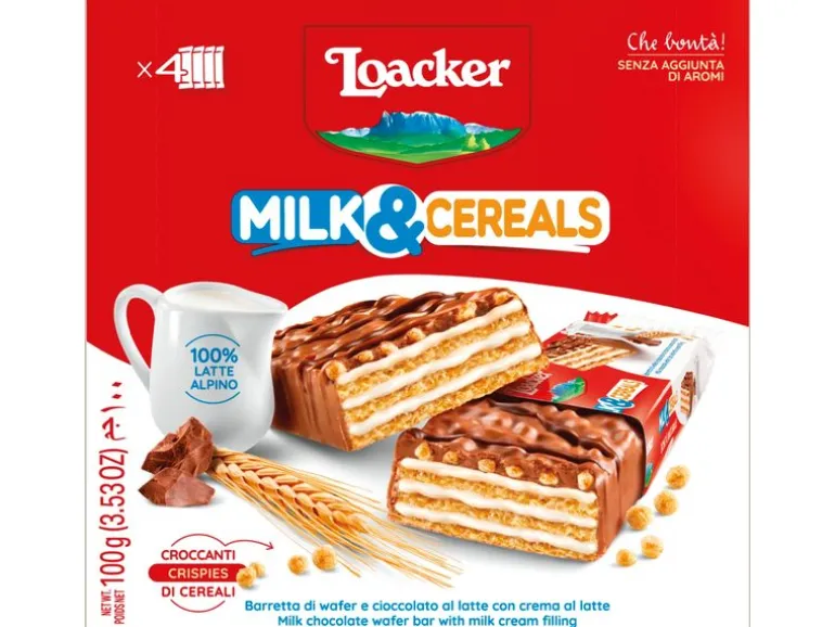 Loacker Riegel Milk&Cereals 100 g