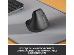 Logitech Ergonomische Maus Lift Graphite