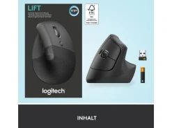 Logitech Ergonomische Maus Lift Graphite
