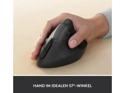 Logitech Ergonomische Maus Lift for Business Graphite