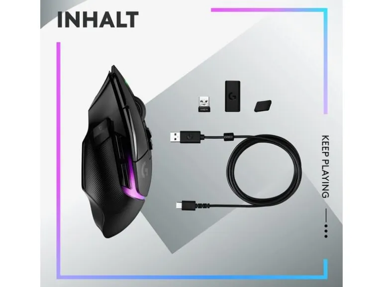 Logitech Gaming-Maus G502 X Plus Schwarz