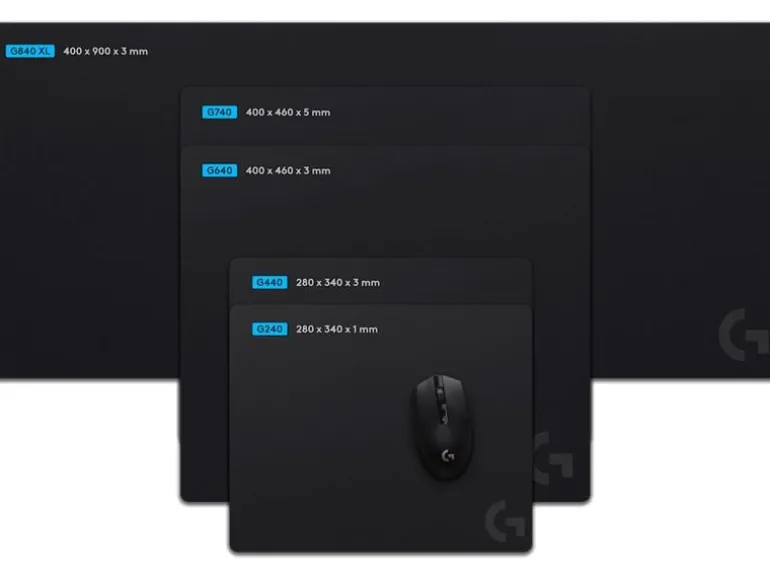 Logitech Gaming-Mausmatte G240 Schwarz